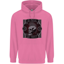 In Music We Trust Punk Rock Skull Mens 80% Cotton Hoodie Azelea