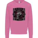 In Music We Trust Punk Rock Skull Mens Sweatshirt Jumper Azalea