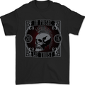 In Music We Trust Punk Rock Skull Mens T-Shirt 100% Cotton Black