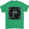 In Music We Trust Punk Rock Skull Mens T-Shirt 100% Cotton Irish Green