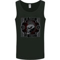 In Music We Trust Punk Rock Skull Mens Vest Tank Top Black