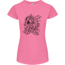 Inca Warrior Skull Gym Martial Arts MMA Axe Womens Petite Cut T-Shirt Azalea