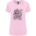 Inca Warrior Skull Gym Martial Arts MMA Axe Womens Wider Cut T-Shirt Light Pink