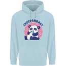 Indepandant Funny Independant Panda Bear Childrens Kids Hoodie Light Blue