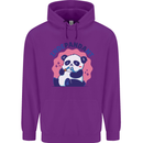 Indepandant Funny Independant Panda Bear Childrens Kids Hoodie Purple