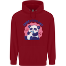 Indepandant Funny Independant Panda Bear Childrens Kids Hoodie Red