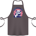 Indepandant Funny Independant Panda Bear Cotton Apron 100% Organic Dark Grey