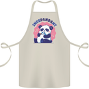Indepandant Funny Independant Panda Bear Cotton Apron 100% Organic Natural
