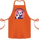 Indepandant Funny Independant Panda Bear Cotton Apron 100% Organic Orange