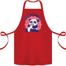 Indepandant Funny Independant Panda Bear Cotton Apron 100% Organic Red