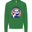 Indepandant Funny Independant Panda Bear Kids Sweatshirt Jumper Irish Green