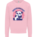 Indepandant Funny Independant Panda Bear Kids Sweatshirt Jumper Light Pink