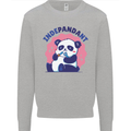 Indepandant Funny Independant Panda Bear Kids Sweatshirt Jumper Sports Grey