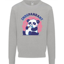 Indepandant Funny Independant Panda Bear Kids Sweatshirt Jumper Sports Grey