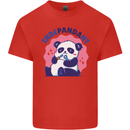 Indepandant Funny Independant Panda Bear Kids T-Shirt Childrens Red