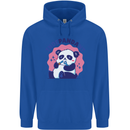 Indepandant Funny Independant Panda Bear Mens 80% Cotton Hoodie Royal Blue