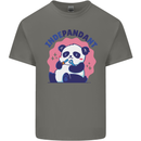Indepandant Funny Independant Panda Bear Mens Cotton T-Shirt Tee Top Charcoal