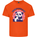 Indepandant Funny Independant Panda Bear Mens Cotton T-Shirt Tee Top Orange