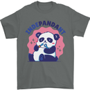 Indepandant Funny Independant Panda Bear Mens T-Shirt Cotton Gildan Charcoal