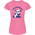Indepandant Funny Independant Panda Bear Womens Petite Cut T-Shirt Azalea