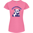 Indepandant Funny Independant Panda Bear Womens Petite Cut T-Shirt Azalea