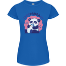 Indepandant Funny Independant Panda Bear Womens Petite Cut T-Shirt Royal Blue