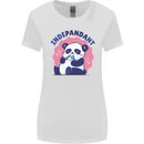 Indepandant Funny Independant Panda Bear Womens Wider Cut T-Shirt White