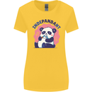 Indepandant Funny Independant Panda Bear Womens Wider Cut T-Shirt Yellow