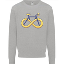 Infinity Bicycle Kids Sweatshirt Jumper Sports Grey