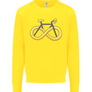 Infinity Bicycle Kids Sweatshirt Jumper Yellow