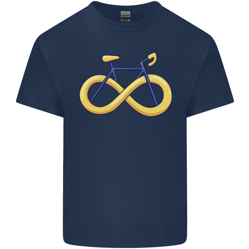 Infinity Bicycle Kids T-Shirt Childrens Navy Blue