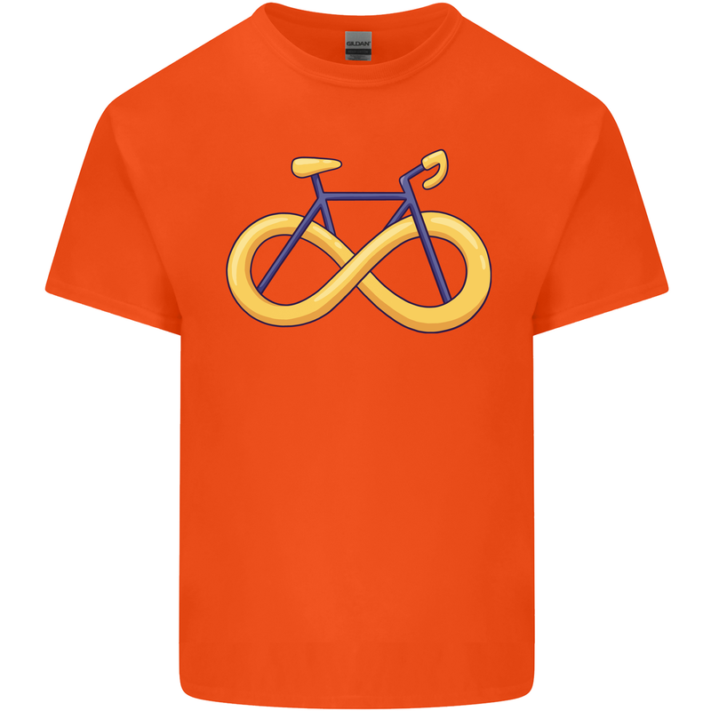 Infinity Bicycle Kids T-Shirt Childrens Orange