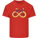 Infinity Bicycle Kids T-Shirt Childrens Red