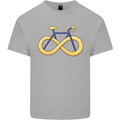 Infinity Bicycle Kids T-Shirt Childrens Sports Grey