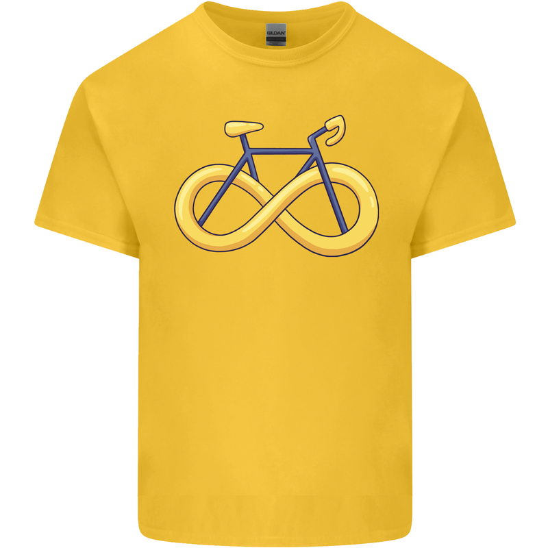 Infinity Bicycle Kids T-Shirt Childrens Yellow