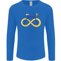 Infinity Bicycle Mens Long Sleeve T-Shirt Royal Blue