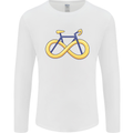 Infinity Bicycle Mens Long Sleeve T-Shirt White