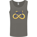 Infinity Bicycle Mens Vest Tank Top Charcoal