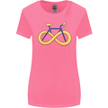 Infinity Bicycle Womens Wider Cut T-Shirt Azalea