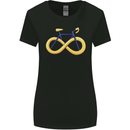 Infinity Bicycle Womens Wider Cut T-Shirt Black