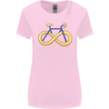 Infinity Bicycle Womens Wider Cut T-Shirt Light Pink