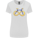 Infinity Bicycle Womens Wider Cut T-Shirt White