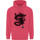 Ink Dragon Tattoo Childrens Kids Hoodie Heliconia