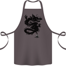 Ink Dragon Tattoo Cotton Apron 100% Organic Dark Grey