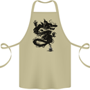 Ink Dragon Tattoo Cotton Apron 100% Organic Khaki
