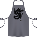 Ink Dragon Tattoo Cotton Apron 100% Organic Steel