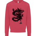 Ink Dragon Tattoo Mens Sweatshirt Jumper Heliconia