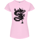 Ink Dragon Tattoo Womens Petite Cut T-Shirt Light Pink