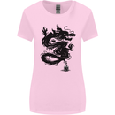 Ink Dragon Tattoo Womens Wider Cut T-Shirt Light Pink