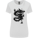 Ink Dragon Tattoo Womens Wider Cut T-Shirt White